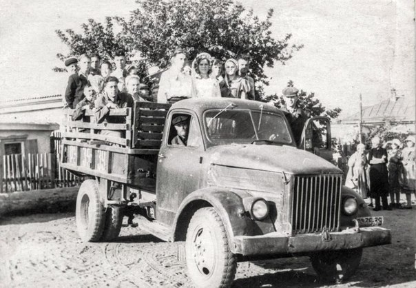 Свадебный "кортеж", Алтайский край, 1960 год