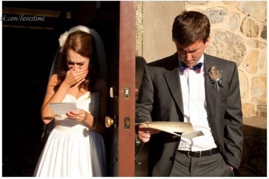 Реакция мужчины и женщины на любовное письмо: