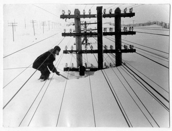 Такая зима была в Сибири в 1960 году.