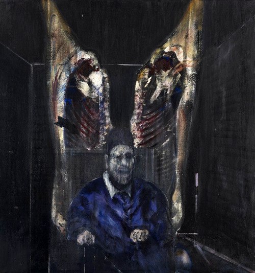 Francis Bacon, Figure with Meat, 1954