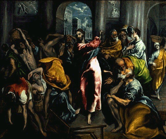 El Greco, Christ Driving the Traders from the Temple, 1600